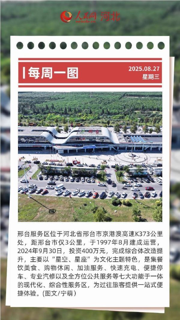 百盛证券 每周一图丨提升后的大美邢台服务区