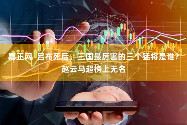 嘉正网  吕布死后，三国最厉害的三个猛将是谁？赵云马超榜上无名